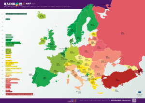 Rainbow Europe Map and Index 2021