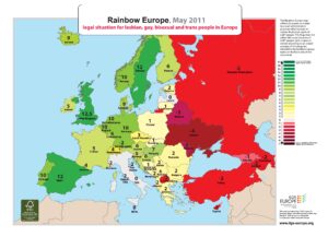 Rainbow Europe Map and Index 2011