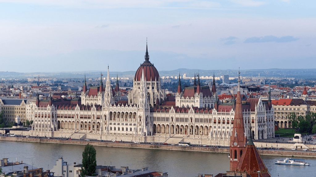 The Hungarian parilament building